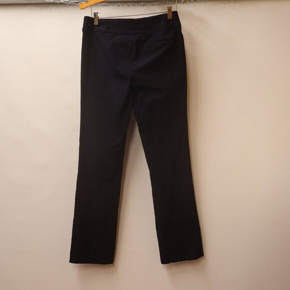 Tribal Office Pants Full length Stretchy Elastic Waist Navy Blue women Size 8. F - Picture 4 of 11